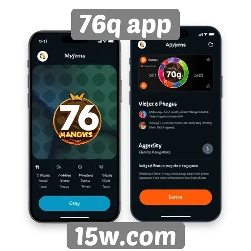 Análise da interface do usuário no 76q app